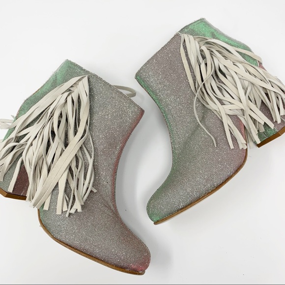 Anthropologie Shoes - Anthropologie | Ouigal Amanda Fringe Booties 41